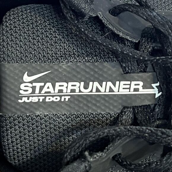 Nike Star Runner 3 Shoes Youth Size 6Y Black White Running Sneakers DA2776-003 - Picture 5 of 11